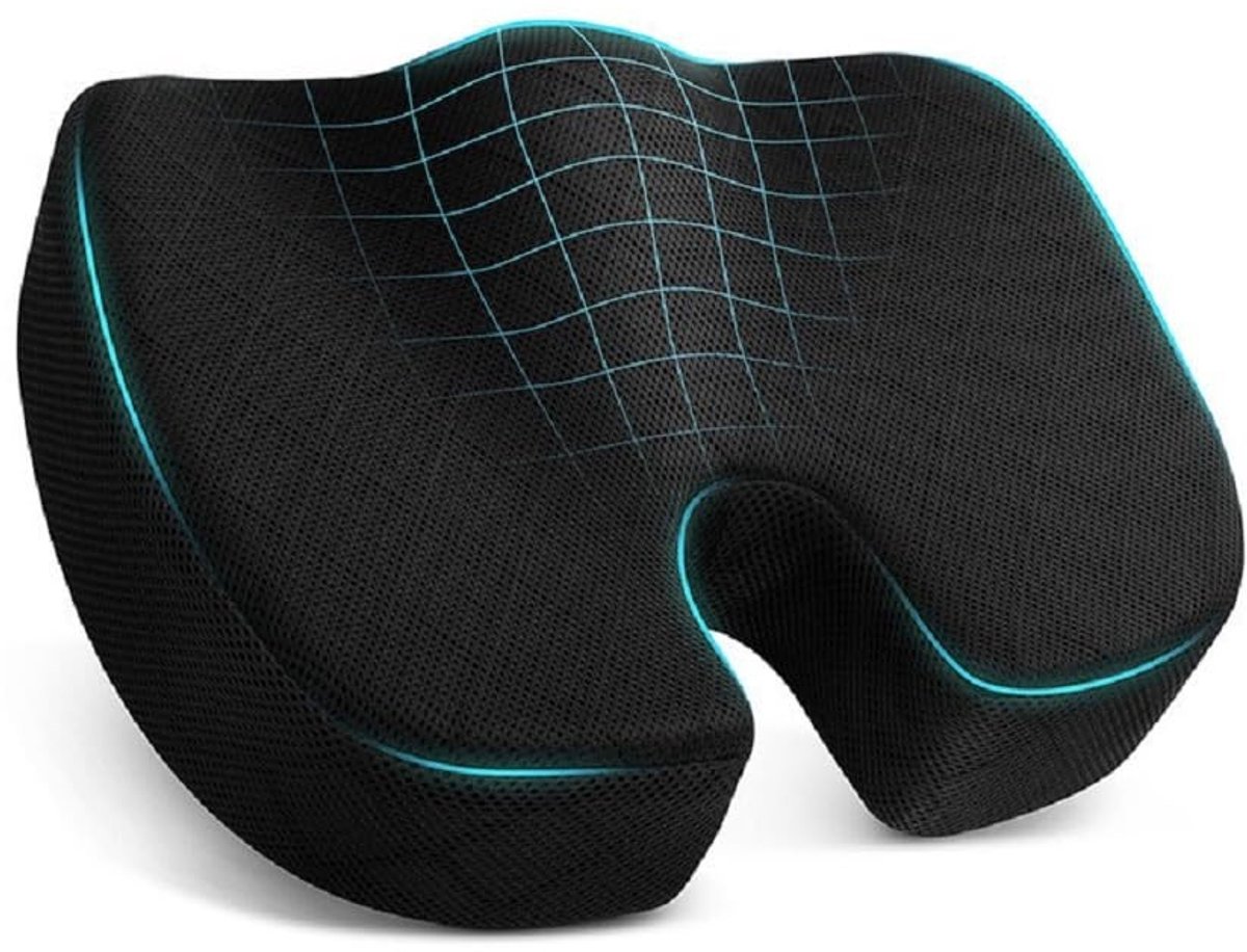 Omgoods - Ergonomisch U-vormig Zitkussen voor Auto en Kantoor