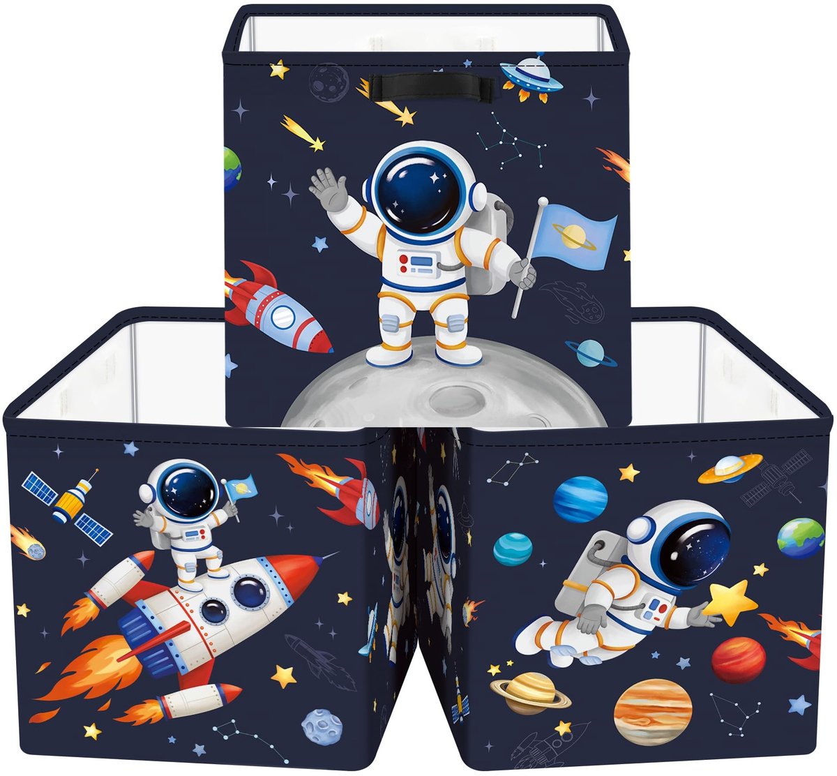 Omgoods - Set van 3 Waterdichte Opbergdozen voor Kleding en Speelgoed
