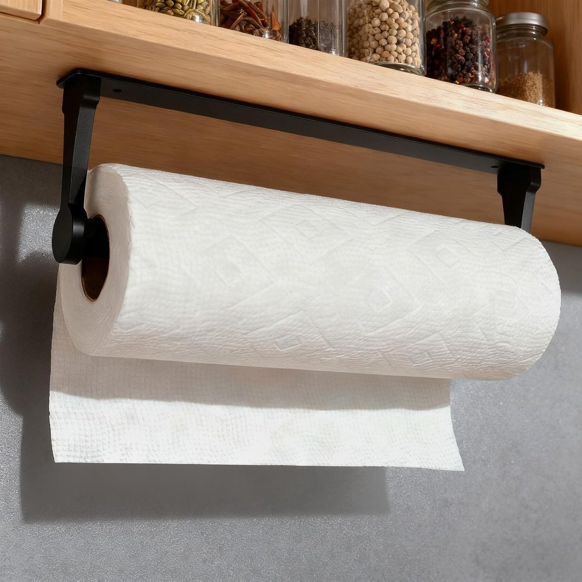 Omgoods - Zelfklevende Toiletpapierhouder van Aluminium voor Keuken en Badkamer