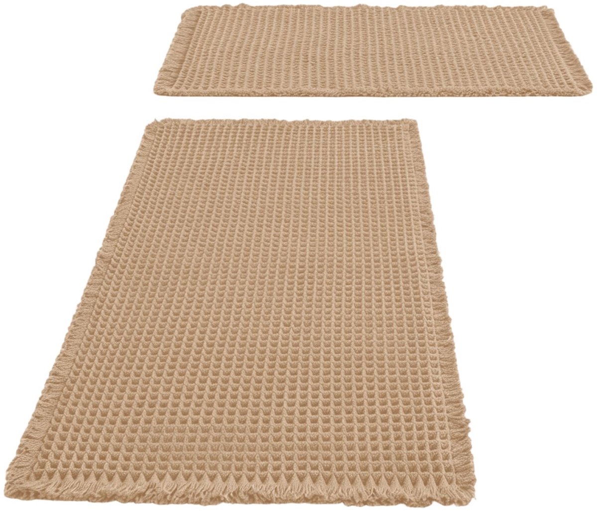 Omgoods - Set van 2 Wasbare Antislip Badmatten voor Diverse Ruimtes