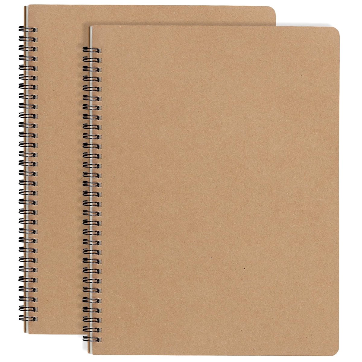 Omgoods - A4 Kraft Spiral Notebook Set van 2