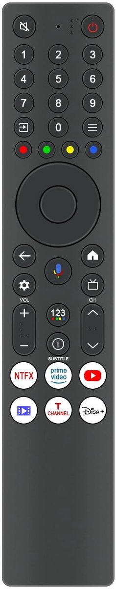 Omgoods - Vervangende Afstandsbediening met Stemfunctie voor TCL TV's