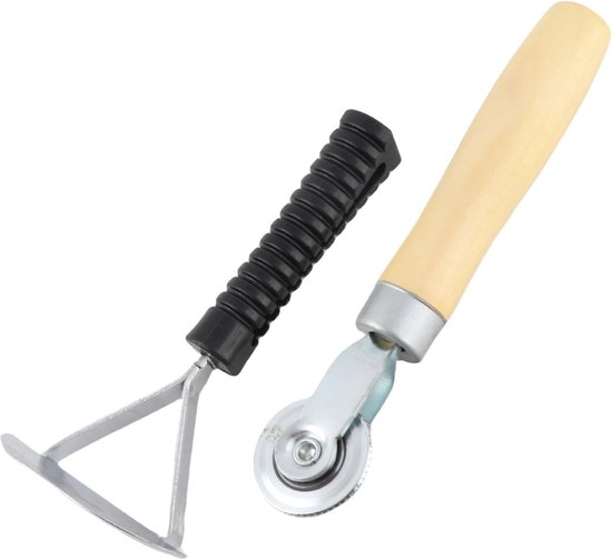 Bandenreparatieset - Rol- en schraapset - Band lekken dichten - Massief houten handvat - 6 mm rol - Niet gespecificeerd — afbeelding 3