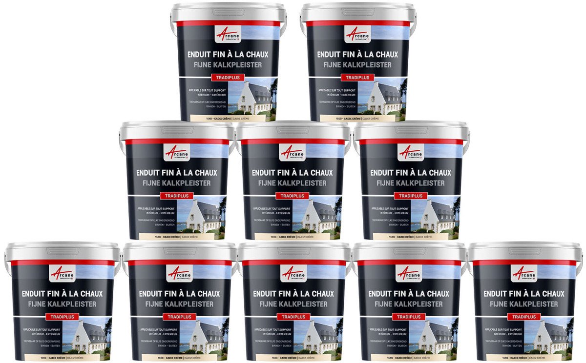 Fijne kalkpleister voor binnen- en buitendecoratie - TRADIPLUS