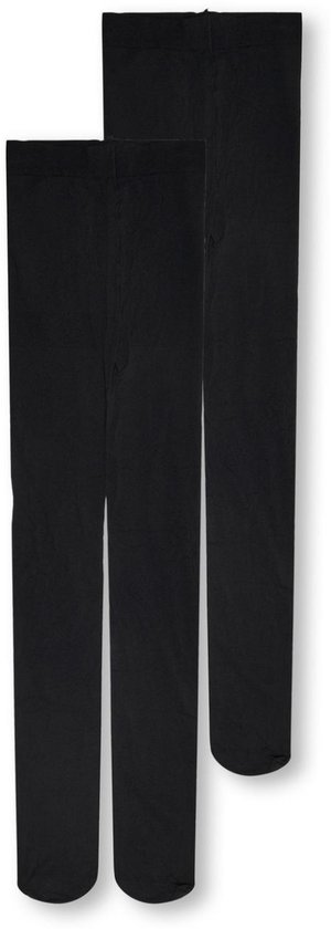 Twee zwarte 40 denier panty's voor meisjes.