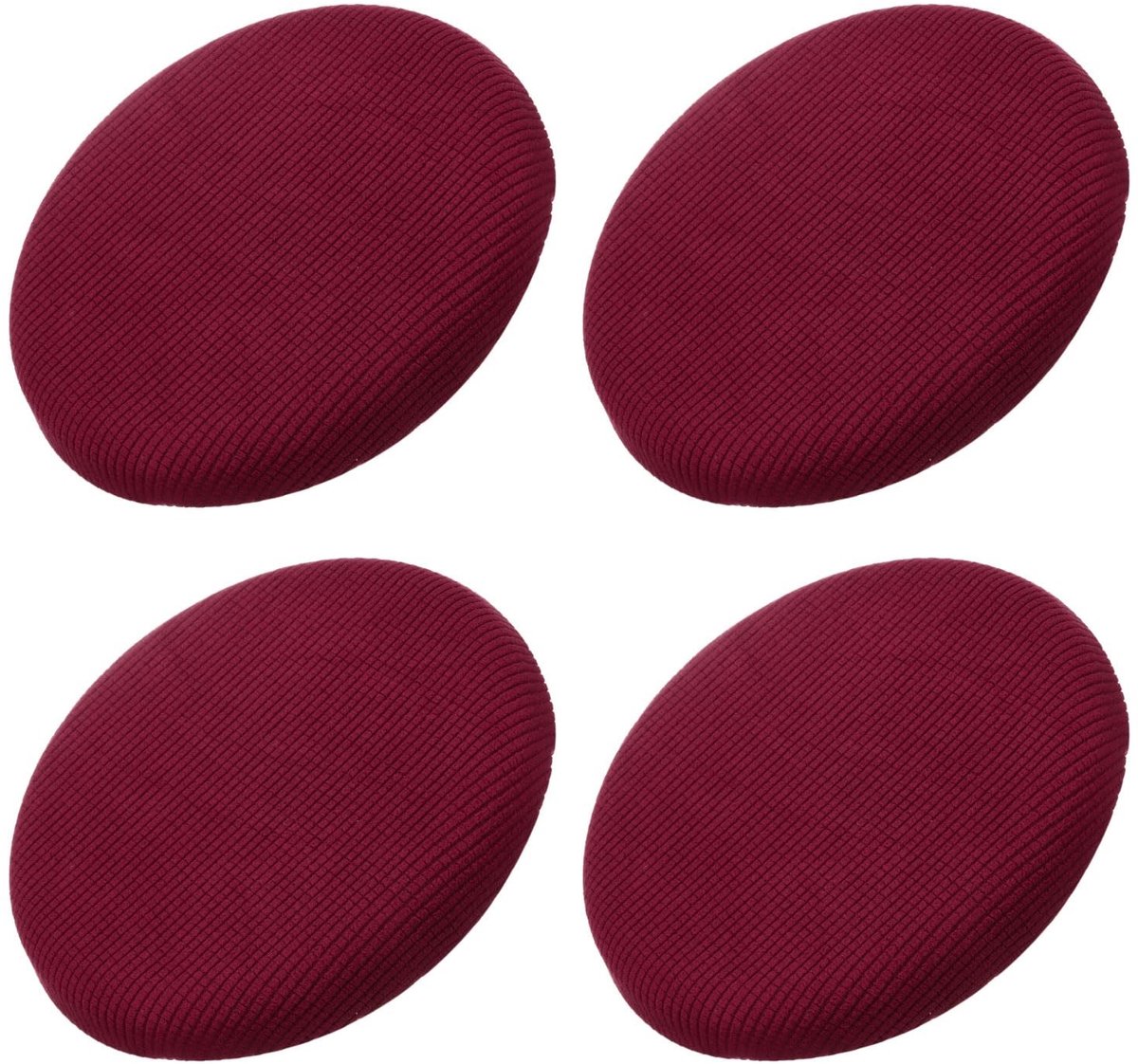 Omgoods - 4 Stuks Rond Stoel Kussen voor Barstoelen