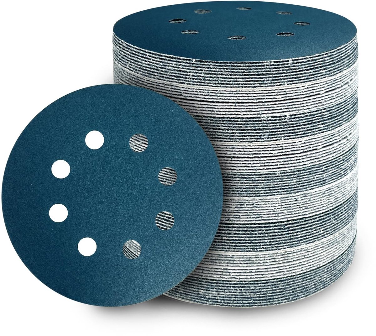 Omgoods - 100 Stuks Schuurpapier 125mm voor Eccentrische Schuurmachines