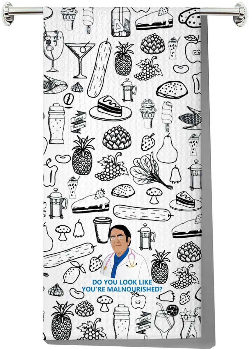 Omgoods - Dr. Now Keukenhanddoek - Inspirerende Theedoek voor Koken