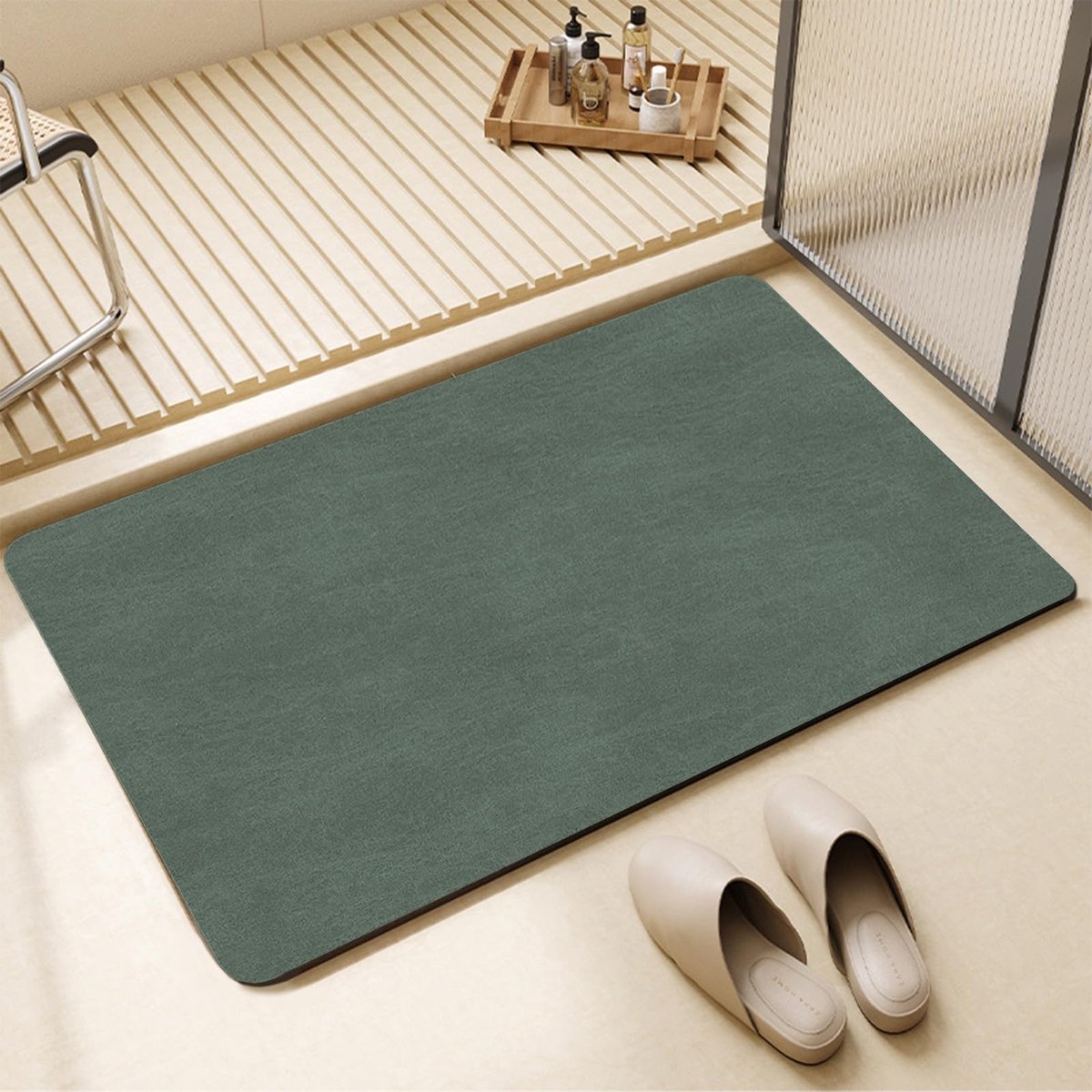 Omgoods - Antislip Badmat 40 x 60 cm Sneldrogend en Absorberend