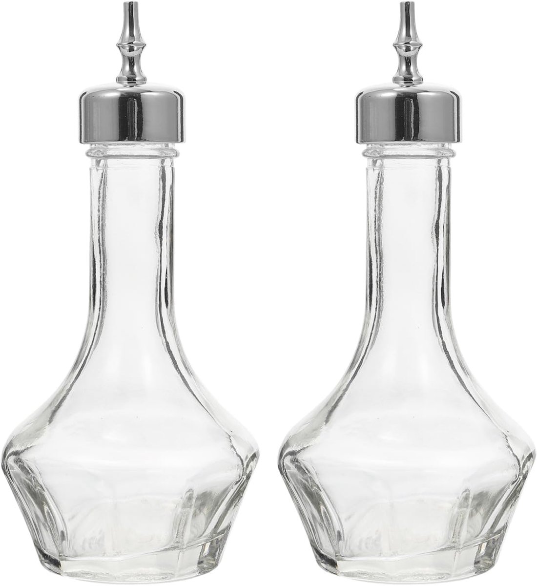 Omgoods- Bitterfles - Glazen Cocktailbitterfles - Lekvrij - Doseerkop - 2 Stuks - Nauwkeurige Dripper - Voor Thuisbar en Barkeepers - Cocktailfles
