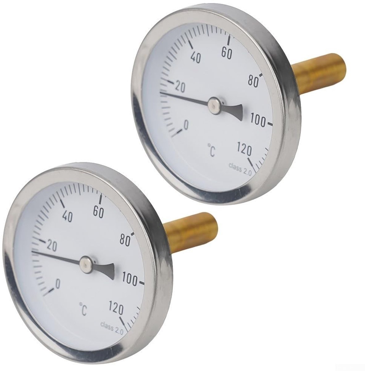 Omgoods - 63mm Analoge Thermometers voor Verwarmingssystemen