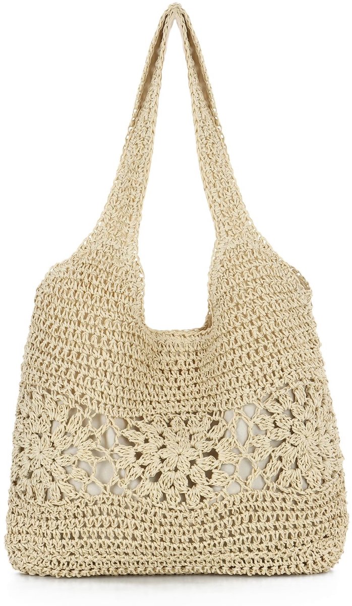 Omgoods - Grote Wicker Tote Bag voor Zomergebruik