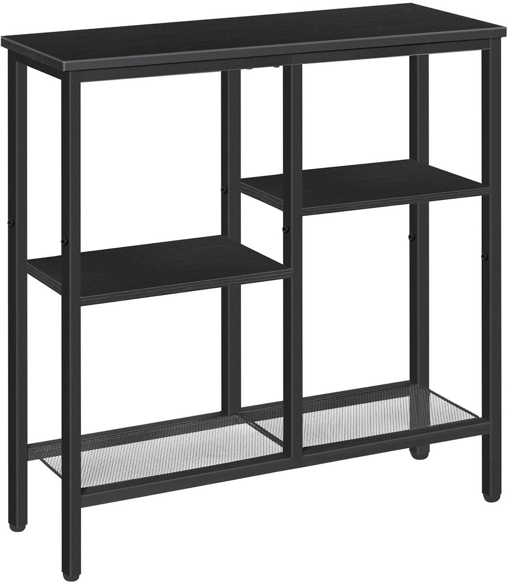 Omgoods - Smalle Console Tafel met 4 Opbergplanken