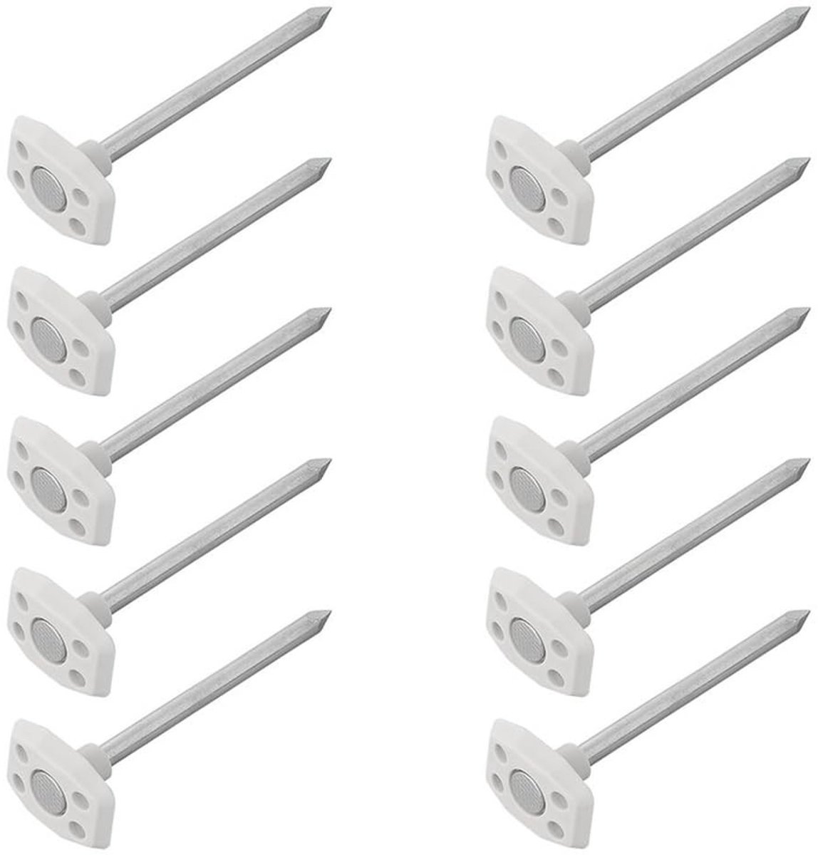 Omgoods - Set van 10 Metalen Tentstaken Ø 6 mm, 10 cm Lang