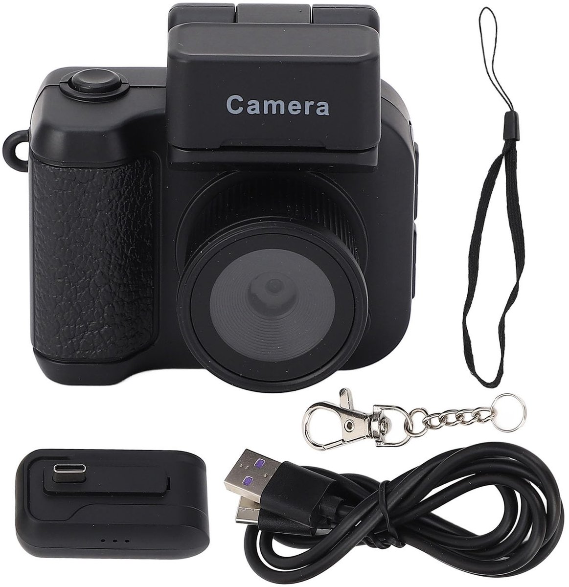 Omgoods- Digitale Camera 1080p - Compacte Camera - Draagbare Sleutelhanger - Retro Camera - Vintage Fototoestel - Klein en Multifunctioneel - Compactcamera