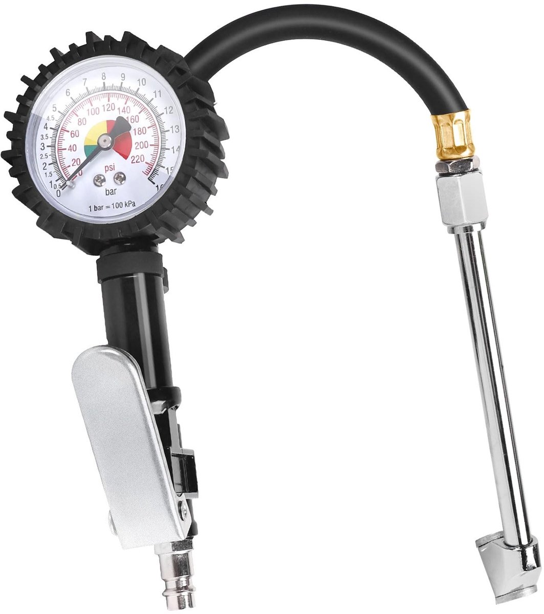 Omgoods - Multifunctionele Bandenpomp met Drukmeter