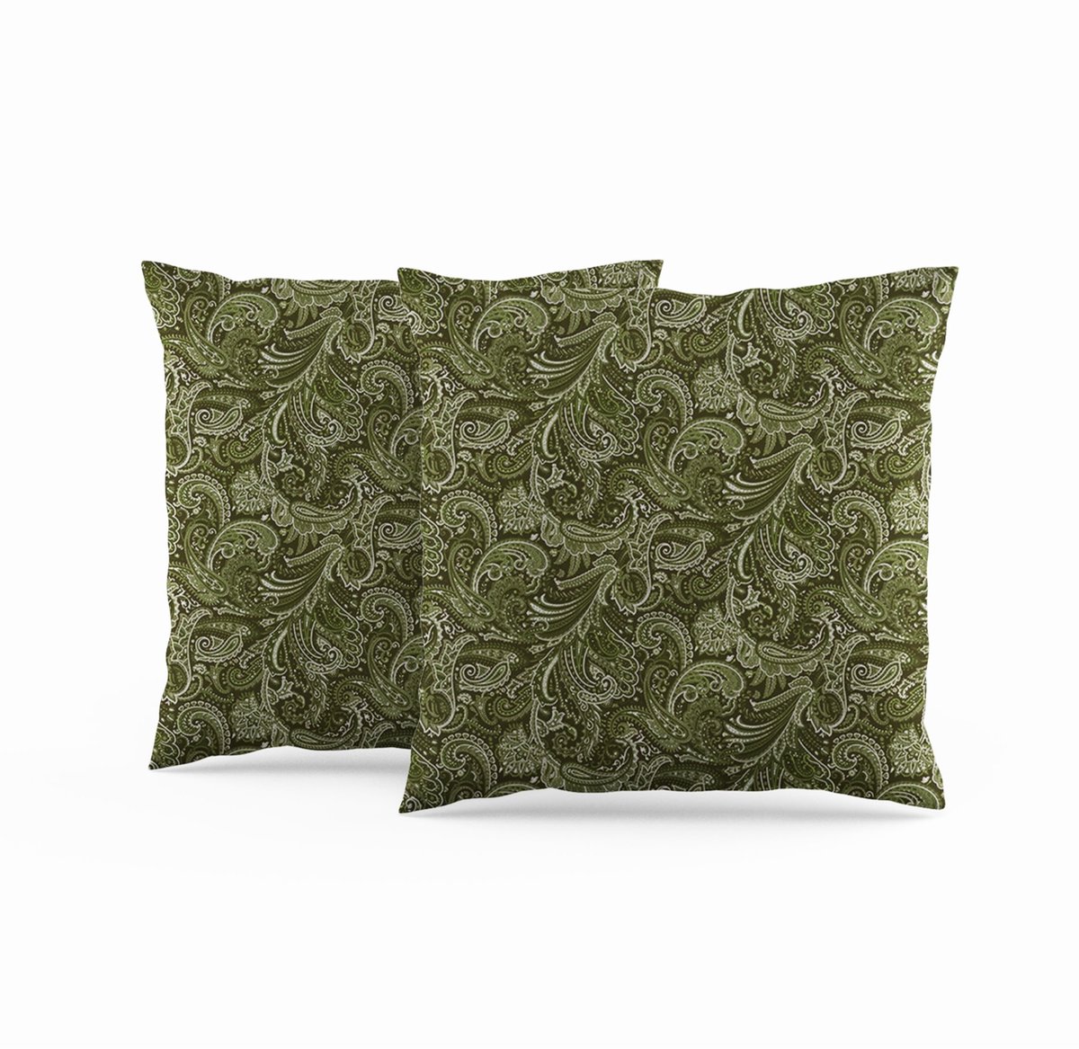 Omgoods - Set van 2 Paisley Kussenhoezen 50 x 50 cm