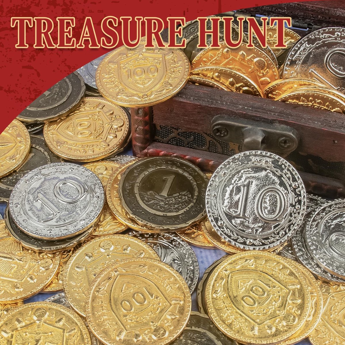 Omgoods - Set van 50 Metaal DND Munten voor Bordspellen en RPG