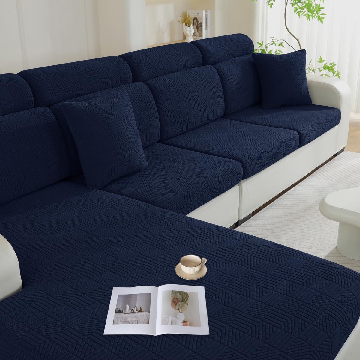 Omgoods - Universele Elastische Sofa Kussenhoezen voor Bescherming