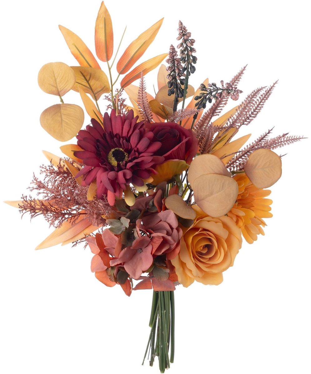 Omgoods - Realistische Nep Bloemen Boeket voor Binnen en Buiten Decoratie