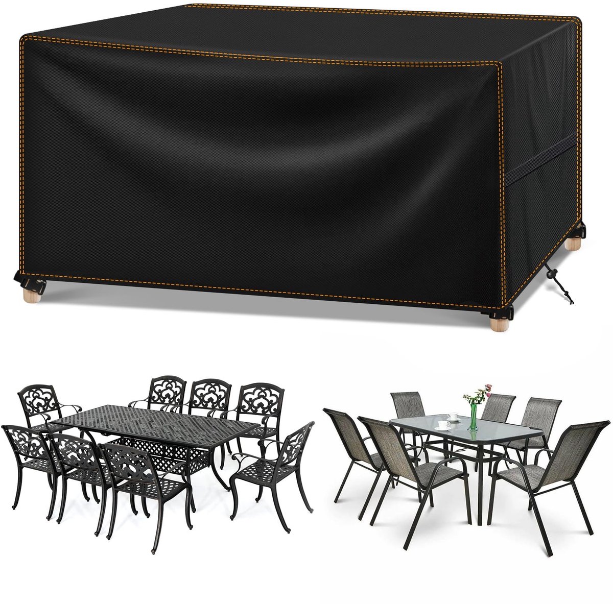 Omgoods - Tuinmeubels Cover - Winterbestendig, Waterdicht 420D Oxford Stof 150 x 90 x 75 cm