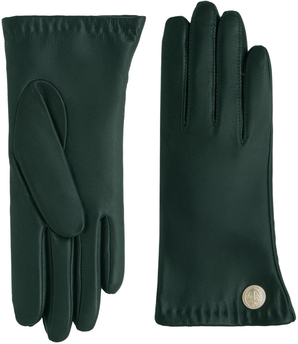 Omgoods - Dames Lamsleren Handschoenen met 100% Kasjmier Voering