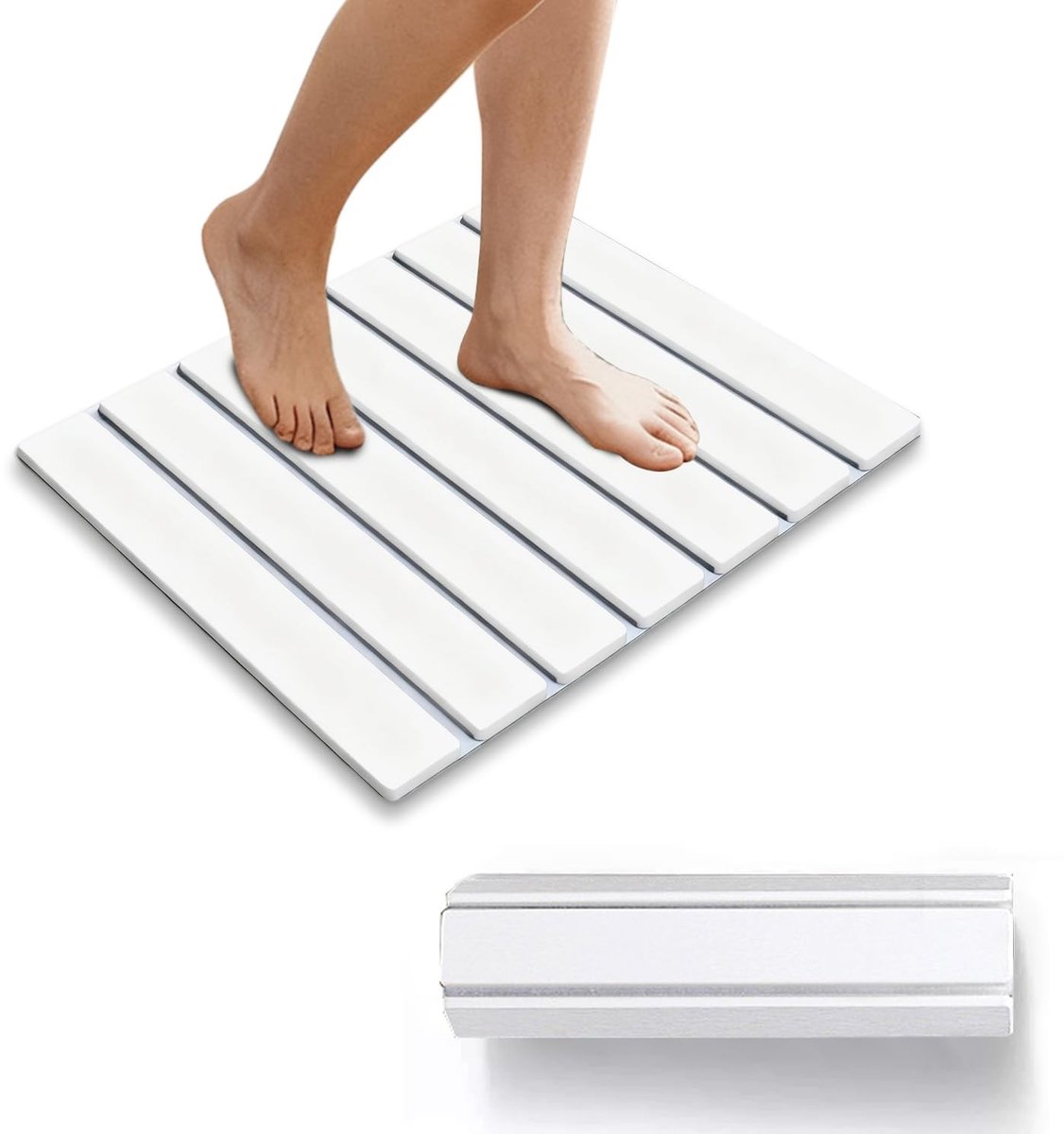Omgoods - Antislip Diatomiet Badmat met Snelle Droging