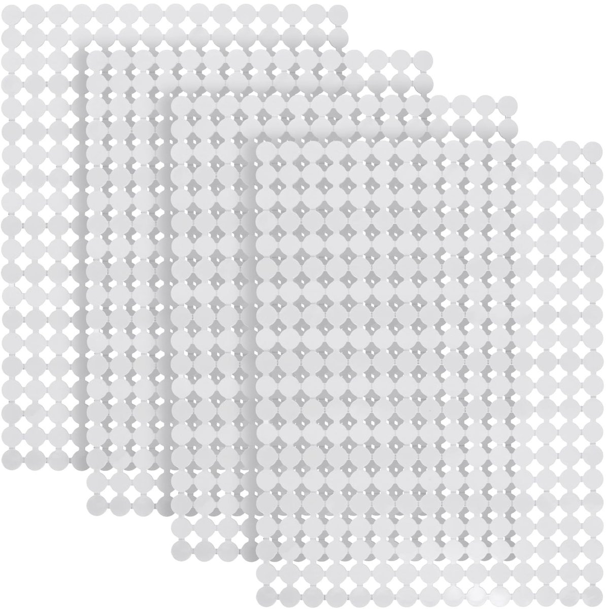 Omgoods - 4 Stuks Sink Mat Beschermers 40x30cm PVC
