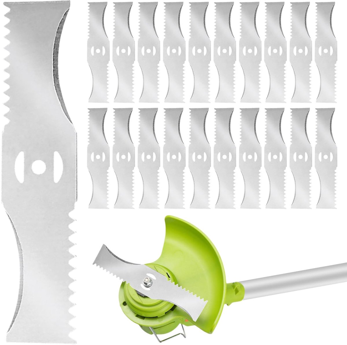 Omgoods - Set van 20 Vervangende Gras Trimmes Blades voor Tuingereedschap