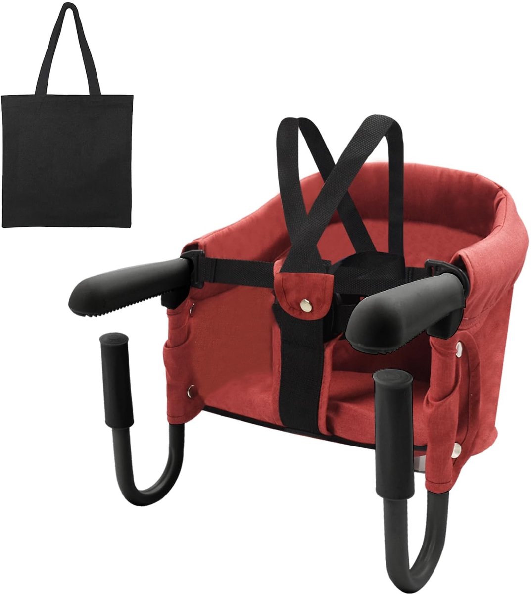 Omgoods - Vouwbare Stoel voor Baby met Verwijderbare Zitting voor Thuis en Reizen