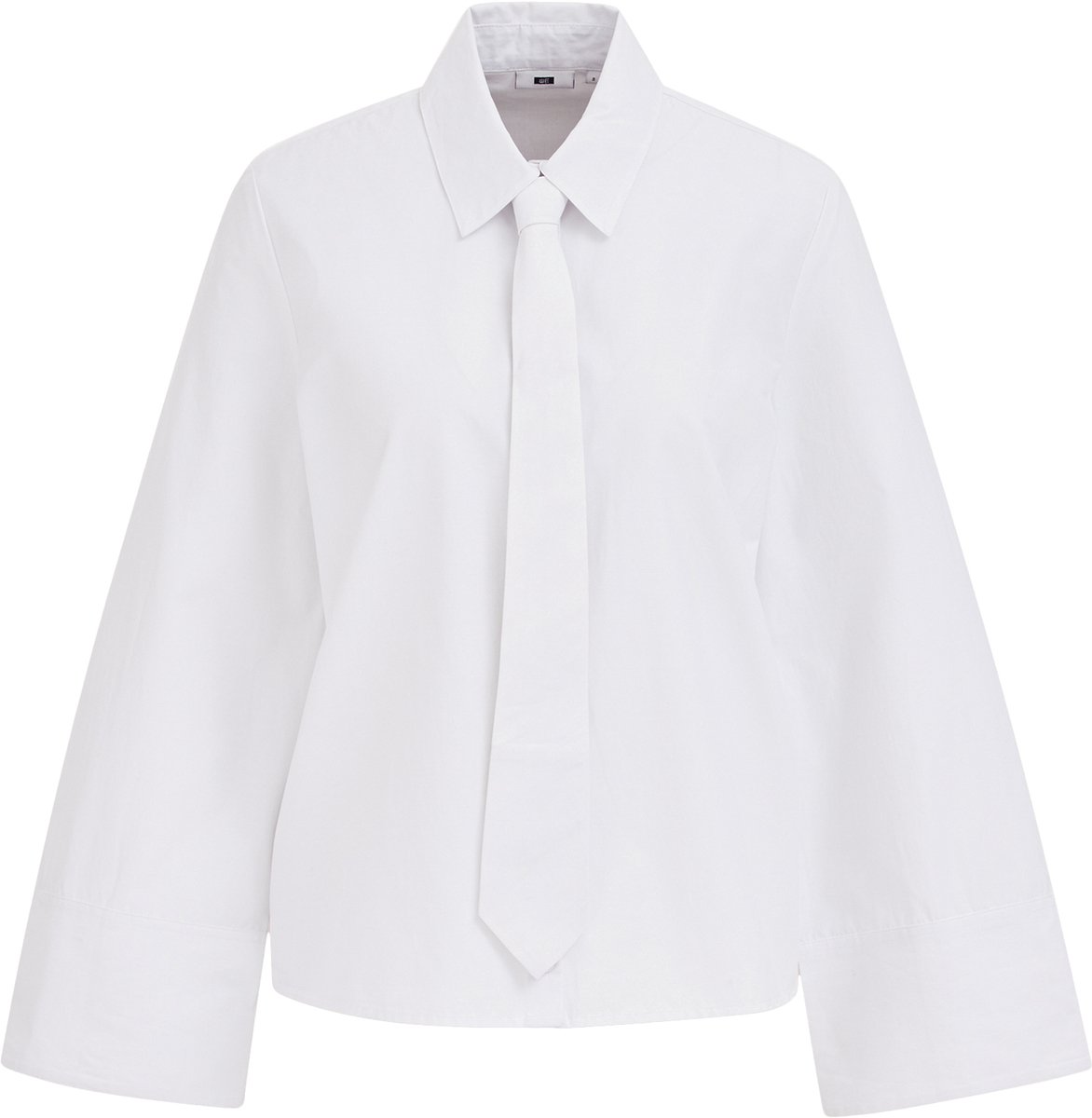 WE Fashion Dames blouse met afneembare stropdas