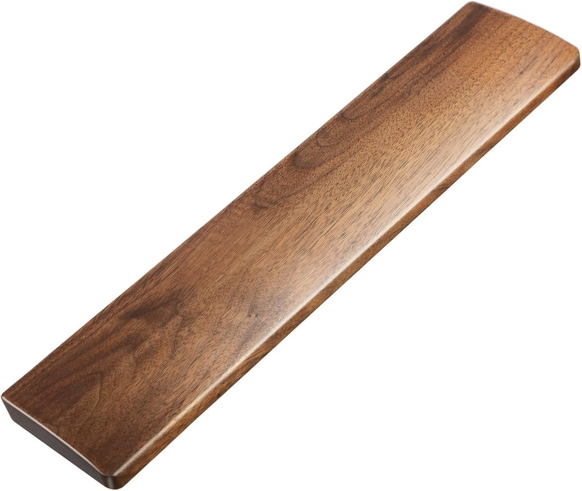 Houten Polssteun -TENKEYLESS (TKL) -Walnoot Hout -Ergonomische Palmsteun voor Mechanisch Gaming Toetsenbord -36,04 cm/20 mm Dik (Medium, Walnoot Hout)