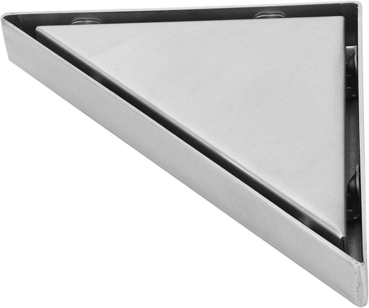 Vloergoot Afdichtingskern - Afvoerputje Keuken Badkamer - Voorkomt Geuren Ongedierte - Diepwater Afsluiting - 15.5 cm Zijlengte - Geborsteld Staal