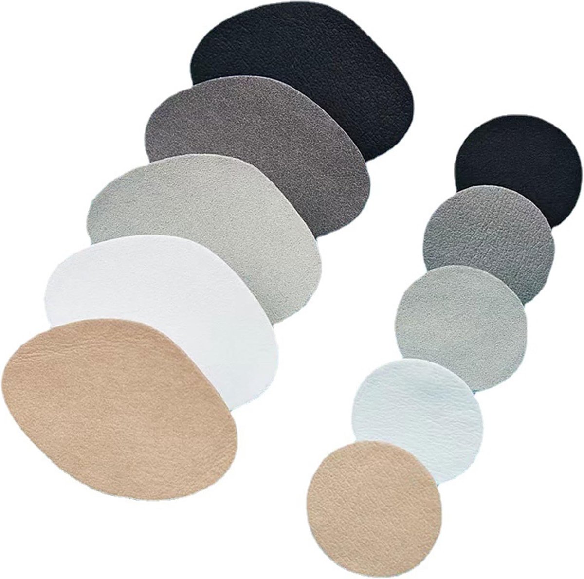 Schoenen Gat Reparatie Patch Zelfklevende Sneaker Gat Patch Vamp Reparatie Sticker Anti-Schurende Snelle Reparatie Schoenen Tool.Donkerbruin.6 STKS