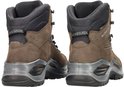 Achterkant van twee bruine leren wandelschoenen met 'RENEGADE' opdruk.