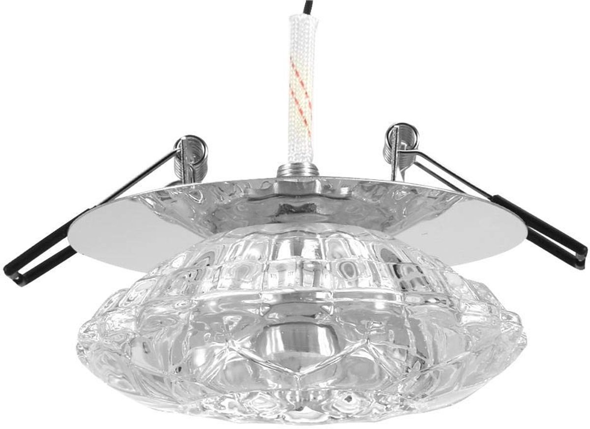 Dailygoods- Plafondlamp LED - Energiebesparend - Inbouwspot - Kristal Lampenkap - Hoge Hel