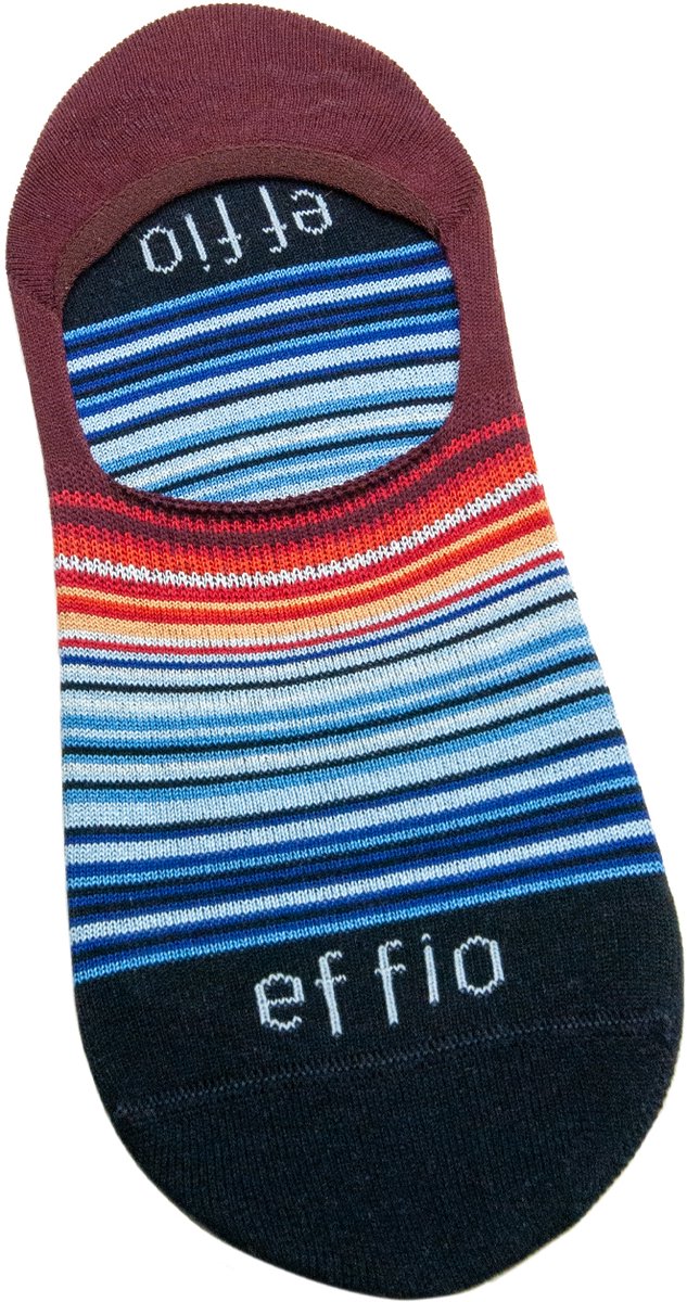 Effio sneaker sokken - Klimaatsokken - Temperatuur - Roodblauw - maat 41-45