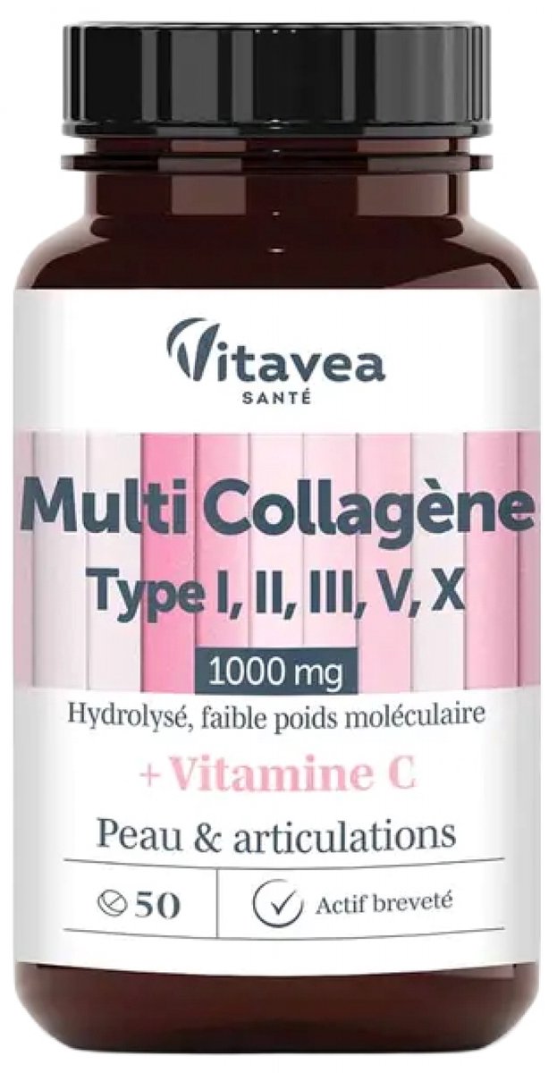 Vitavea Multi Collageen 1000 mg 50 tabletten