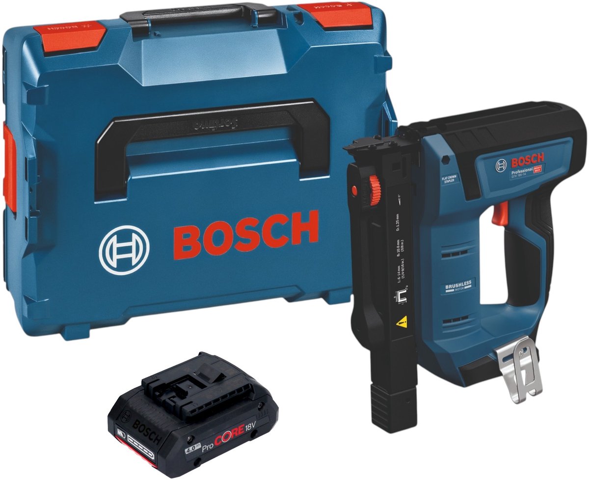 Bosch 0601482801 GTH 18V-14 accu-houtklammer - zonder accu - zonder oplader + L-BOXX