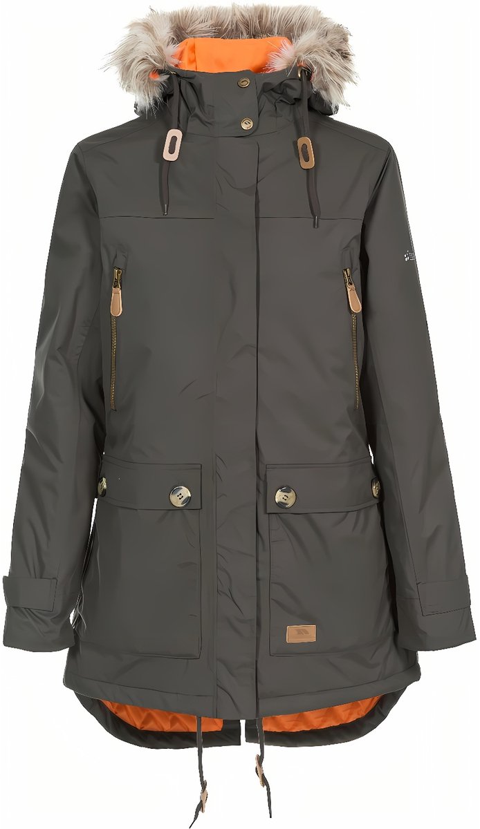 Trespass damesregenjas Clea Female Jkt Tp50 Dark -M Groen