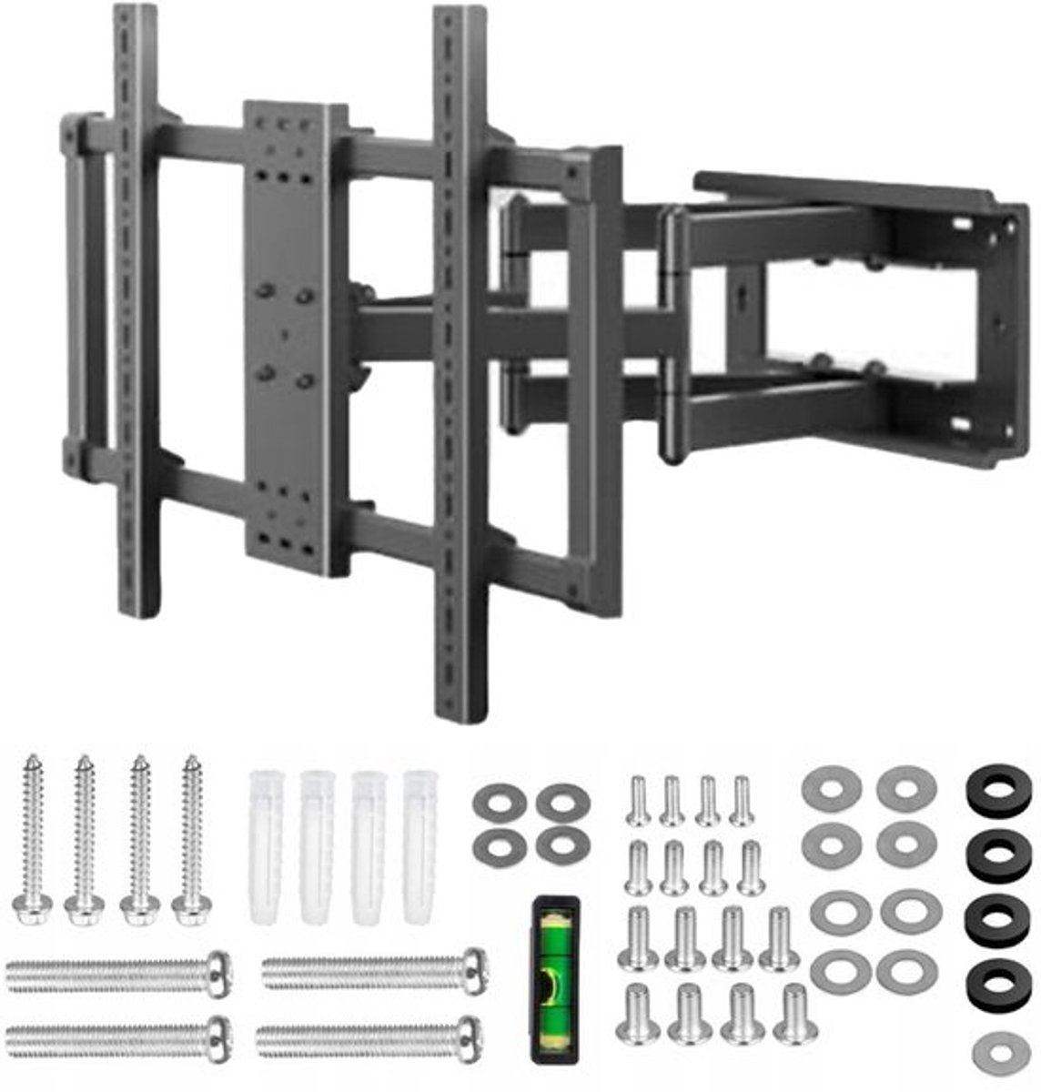 A-PEQ DY1095 Premium Draaibare & Kantelbare TV Muurbeugel | Geschikt voor 55-110 Inch TV’s | Maximaal Kijkcomfort