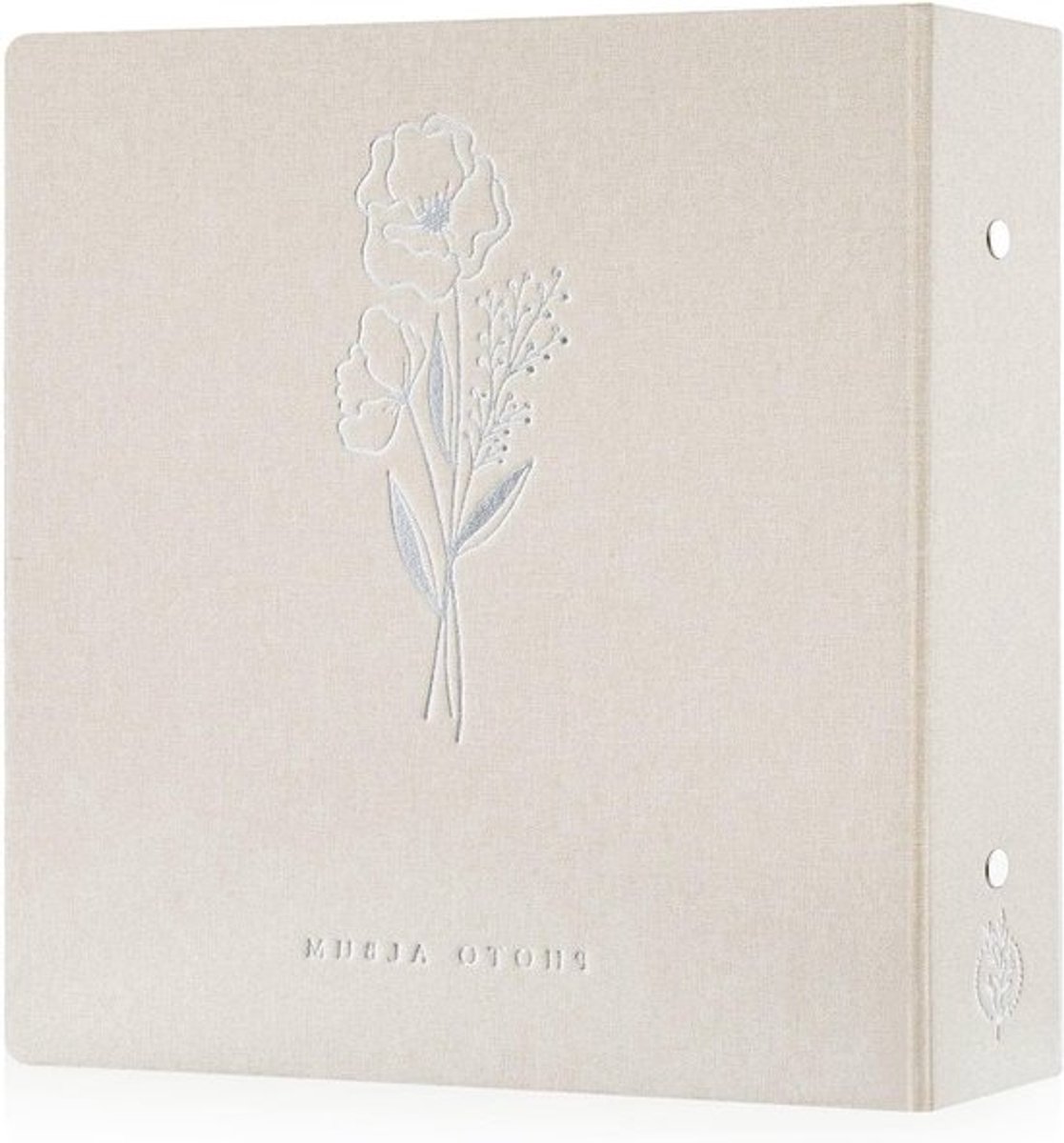 Extra groot fotoalbum - voor 1.000 foto‘s - beige - linnen omslag - 6x4 inch