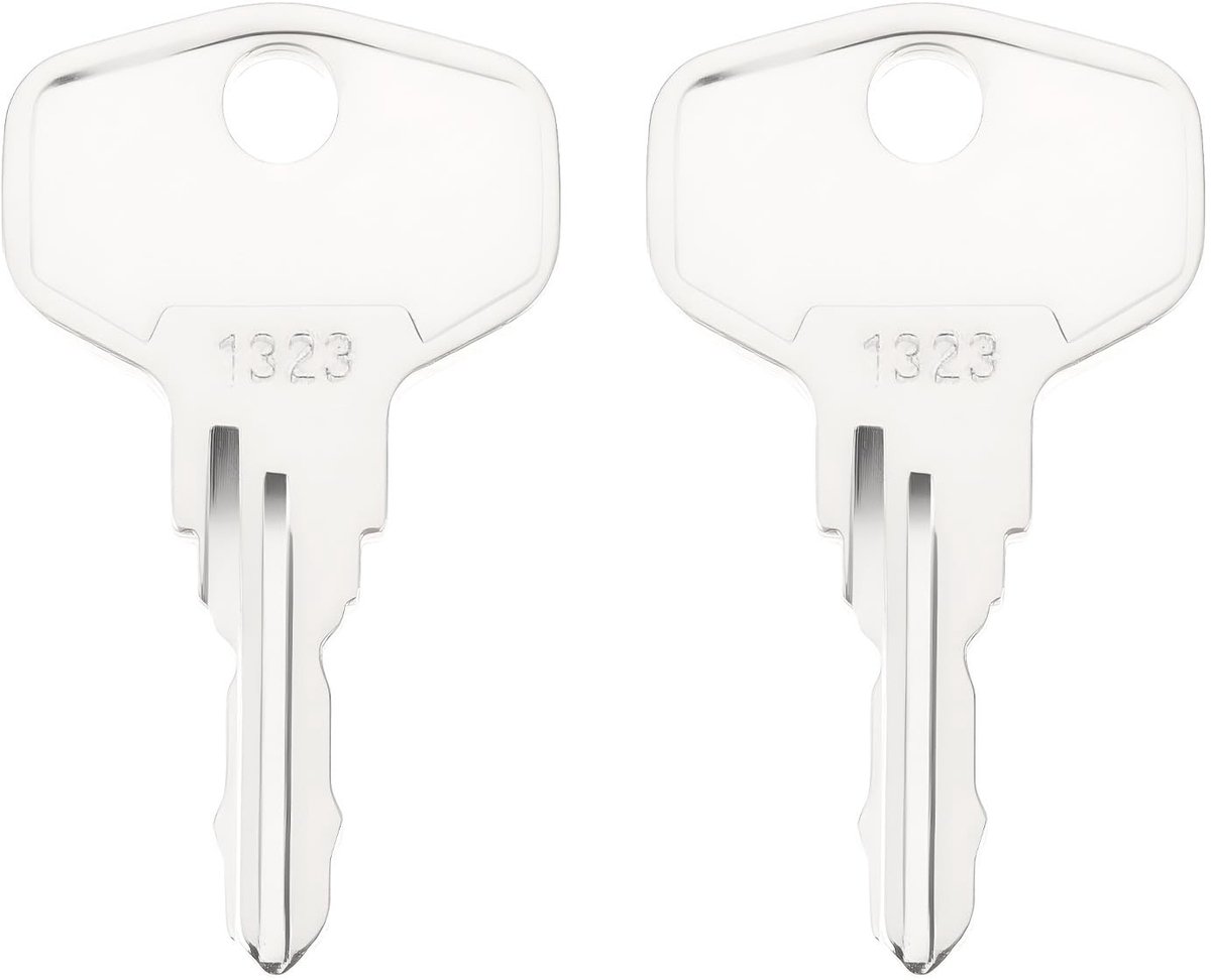 Dailygoods - UPVC Raamgreep Sleutel 1323 - Compatibel met Hoppe