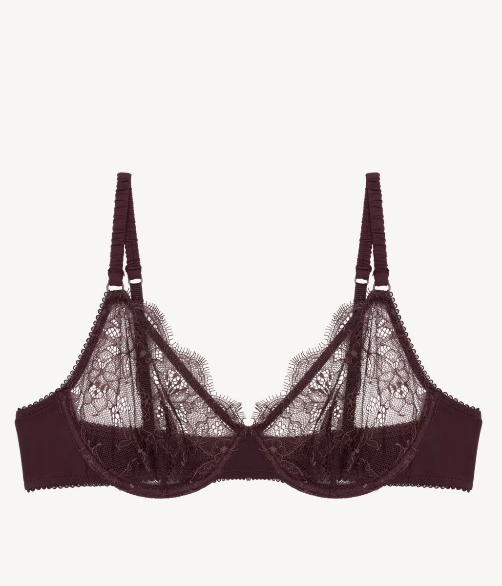 Love Stories Romeo Beugelbeha Bordeaux – Luxe Ongevoerde Kant BH met Optimale Ondersteuning - 85-100 F