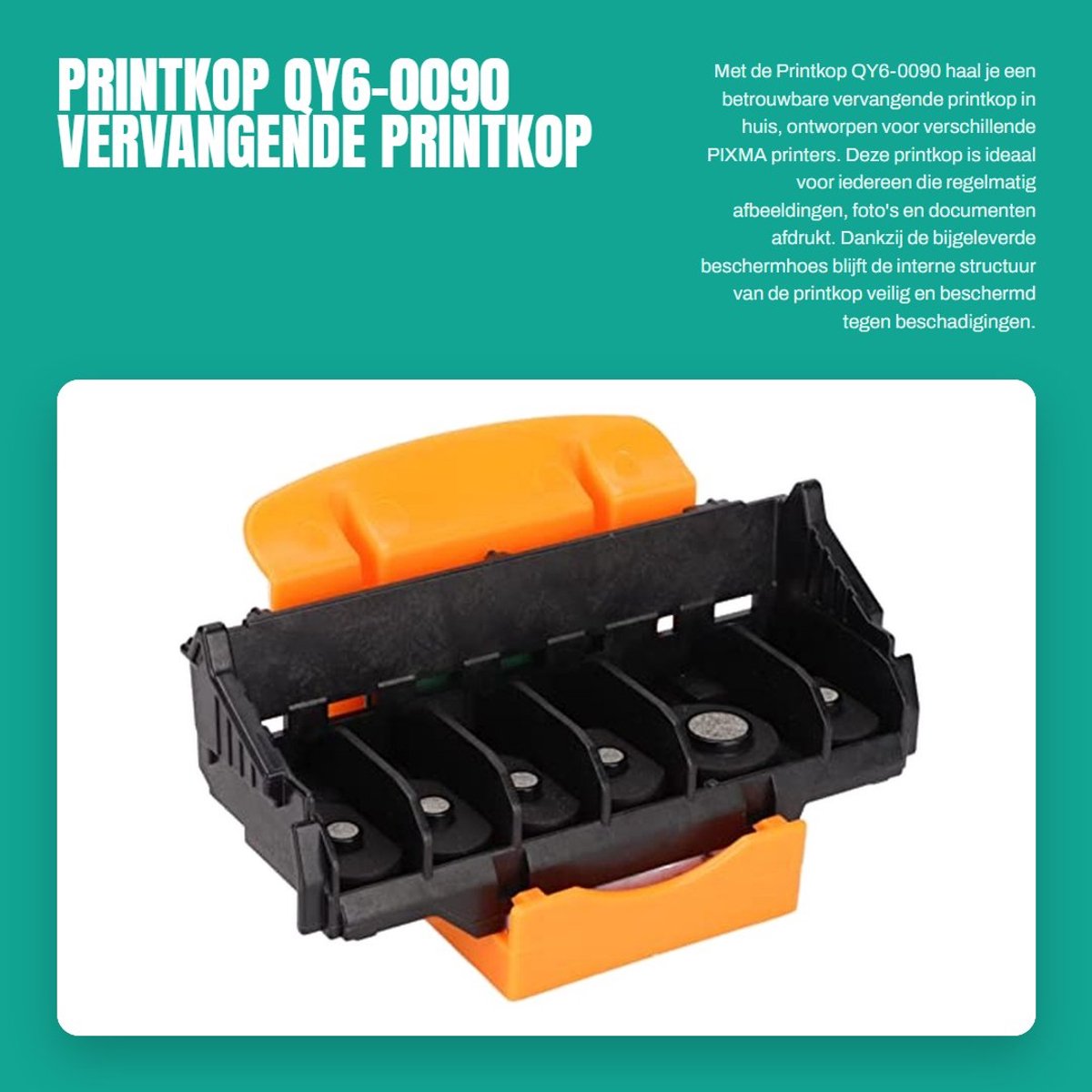 Dailygoods- Printkop met Beschermhoes - Compatibel met PIXMA Printers - Eenvoudige Installatie - Reserveaccessoires - Vervangende Printkop - Printerkop
