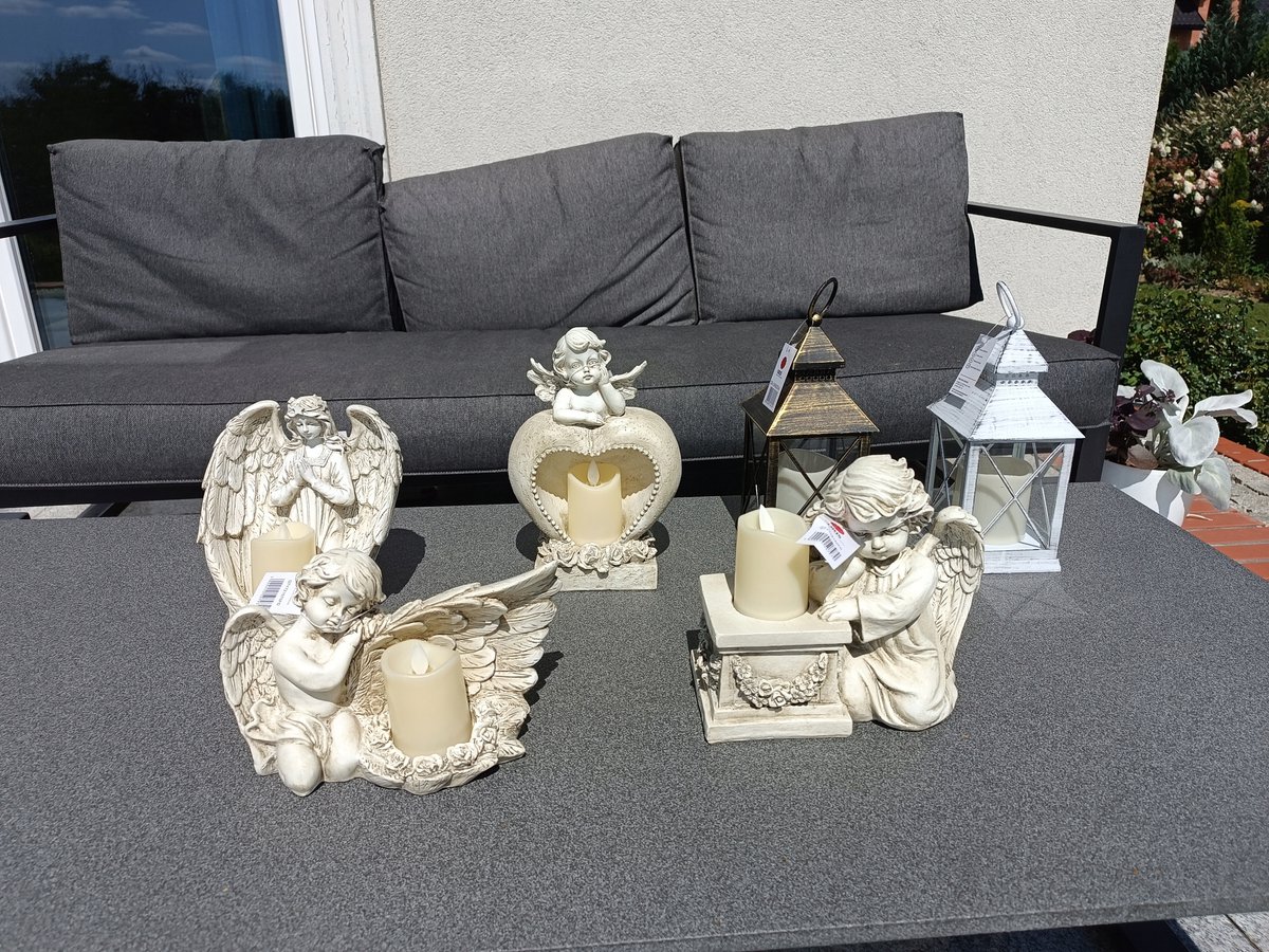 Engel Figuur met LED Kaars - Decoratieve Beschermer
