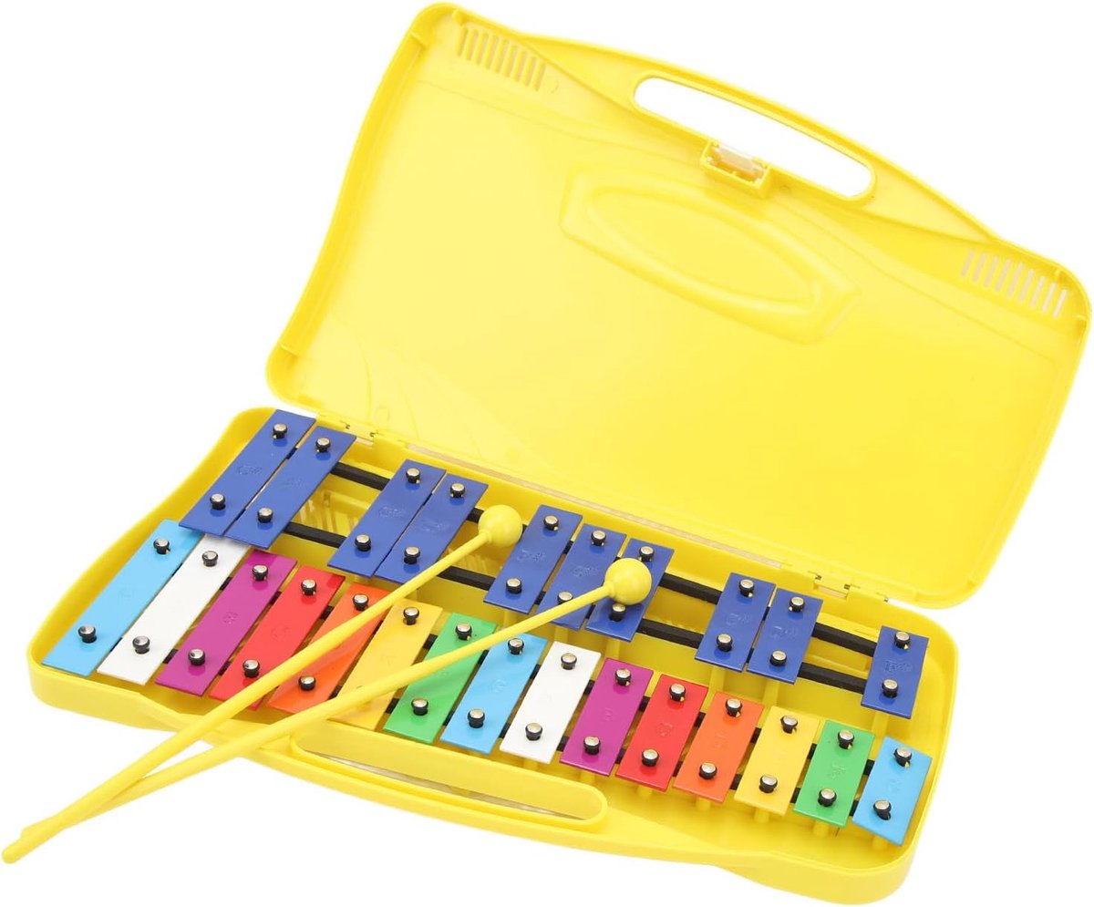Xylofoon voor peuters - 25 toetsen - aluminium toetsen - stimuleert muzikale ontwikkeling - ShopVlot
