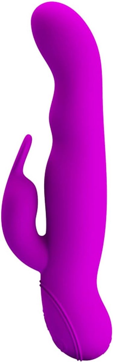 Vibrador de Conejo - Purple - Zachte siliconen - 30 vibratie-instellingen voor ultieme genot - ShopVlot