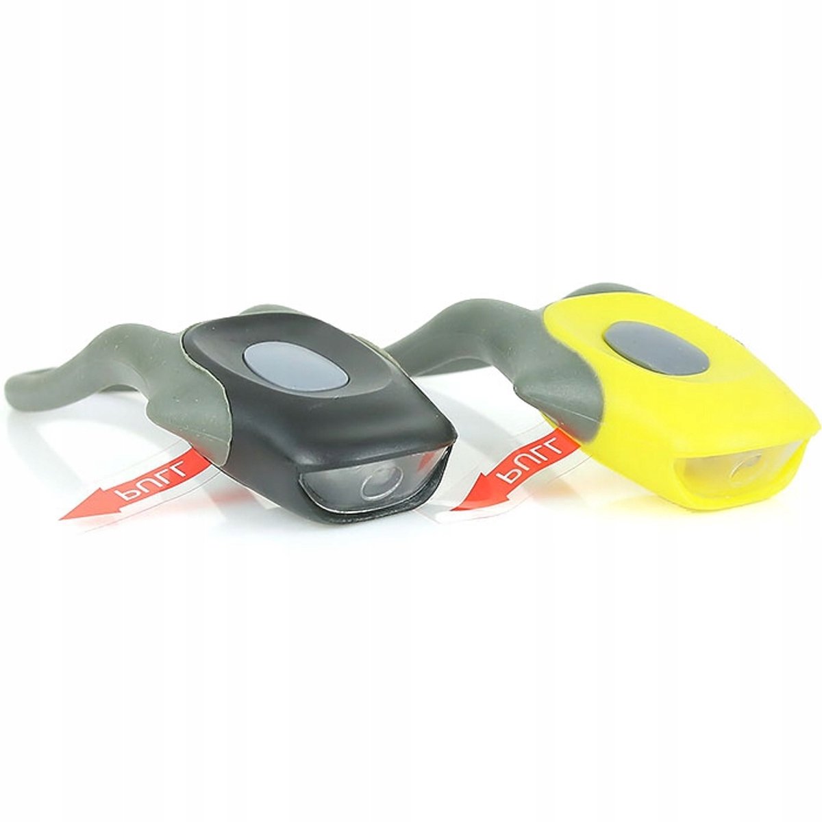 Set fietslampen voor en achter - siliconen LED, waterdicht