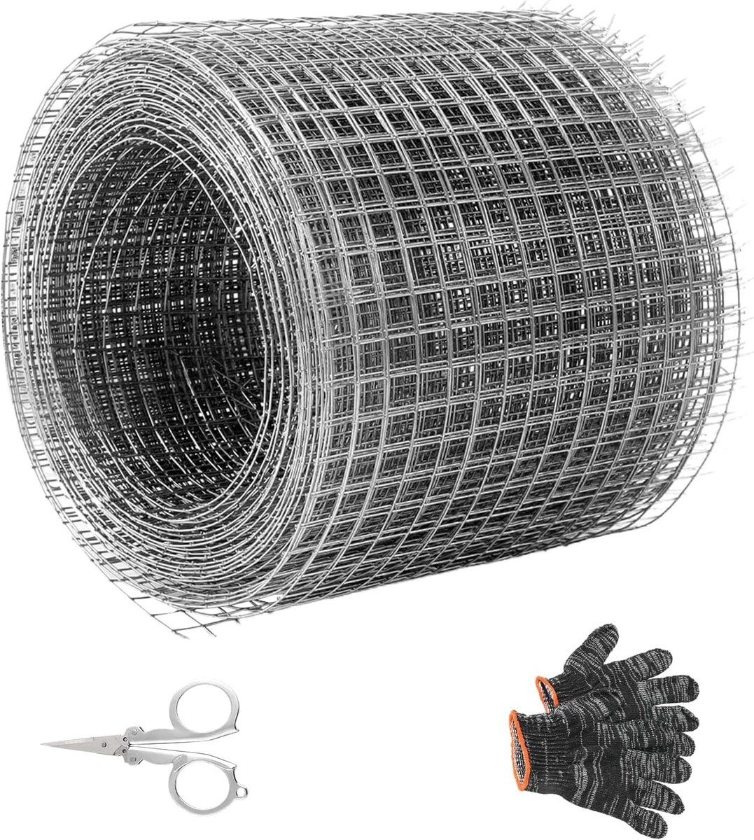 Anti-knaagdierrooster - Grijs - 10 cm x 6 m - Roestvrij Staal - Voor Tuinbescherming